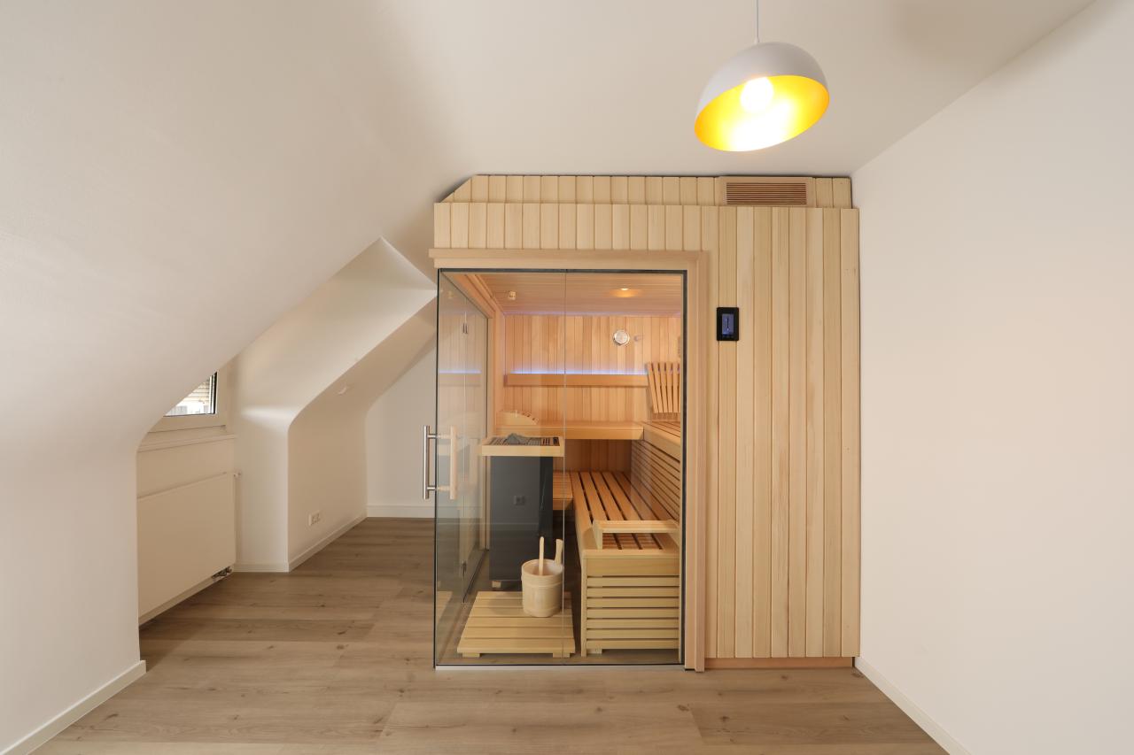 Klassische Sauna.